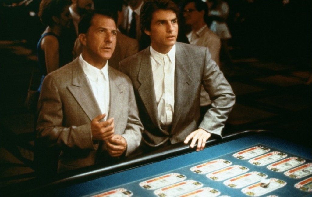 A screenshot from the movie Rain Man